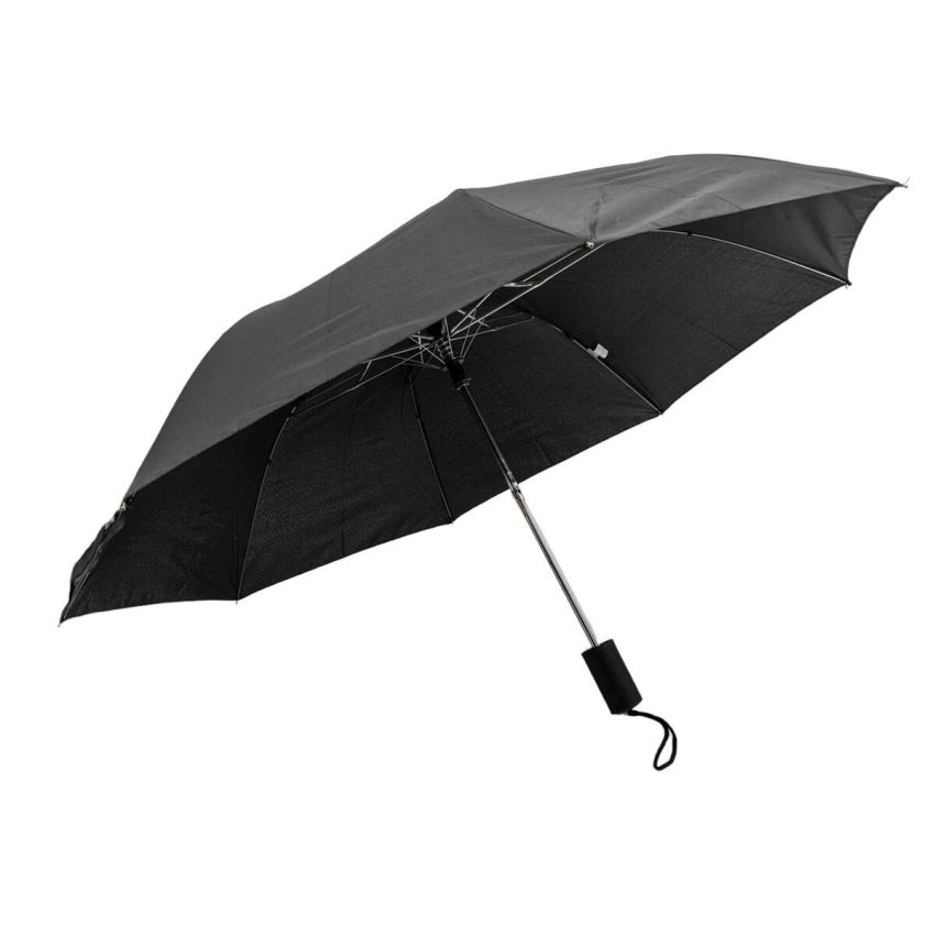 Paraguas corto automático negro