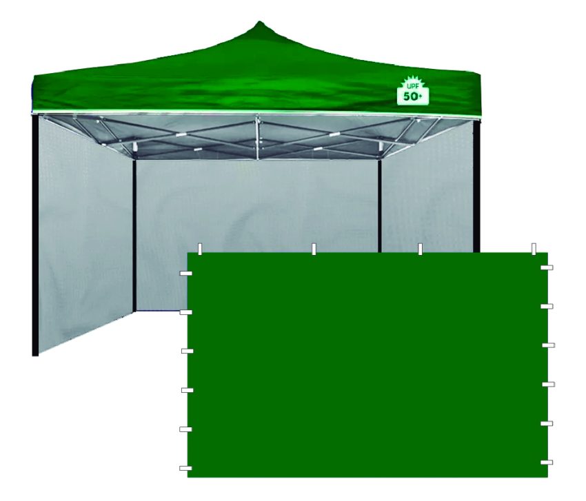 GAZEBO 3X3 REFORZADO + 3 PAREDES VR